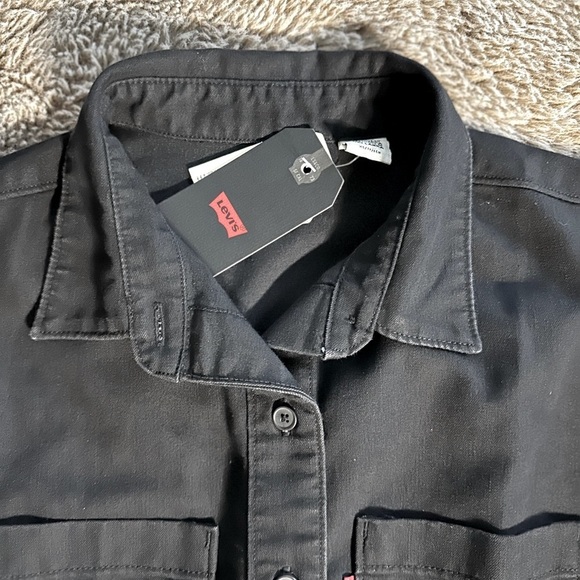 Levi’s Cropped Denim Jacket XS - Picture 2 of 8